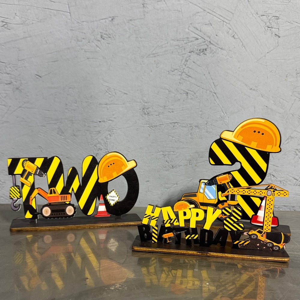 Construction Themed Birthday Decor